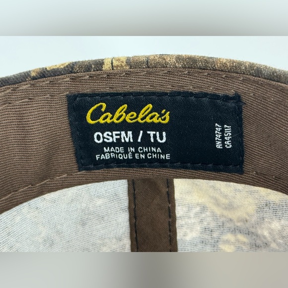 Cabela's Dale Jr True Timber Brown Leaves Camo Adjustable Ball Cap, (OSFM) - Picture 10 of 12